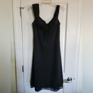 DE LARU black size 7/8 midlength dress